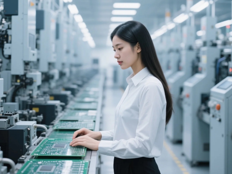 電子行業(yè)PCB印制電路板生產現(xiàn)場