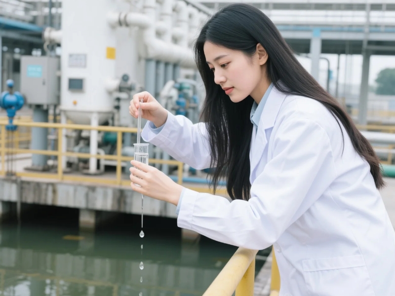 自來(lái)水廠(chǎng)水質(zhì)取樣現(xiàn)場(chǎng)圖